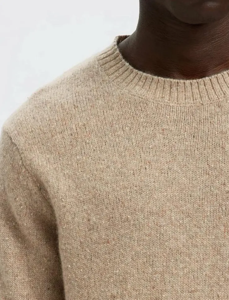 Selected SLMNEIL LS KNIT NEPS CREW NECK - Rundhalsad| Stickat