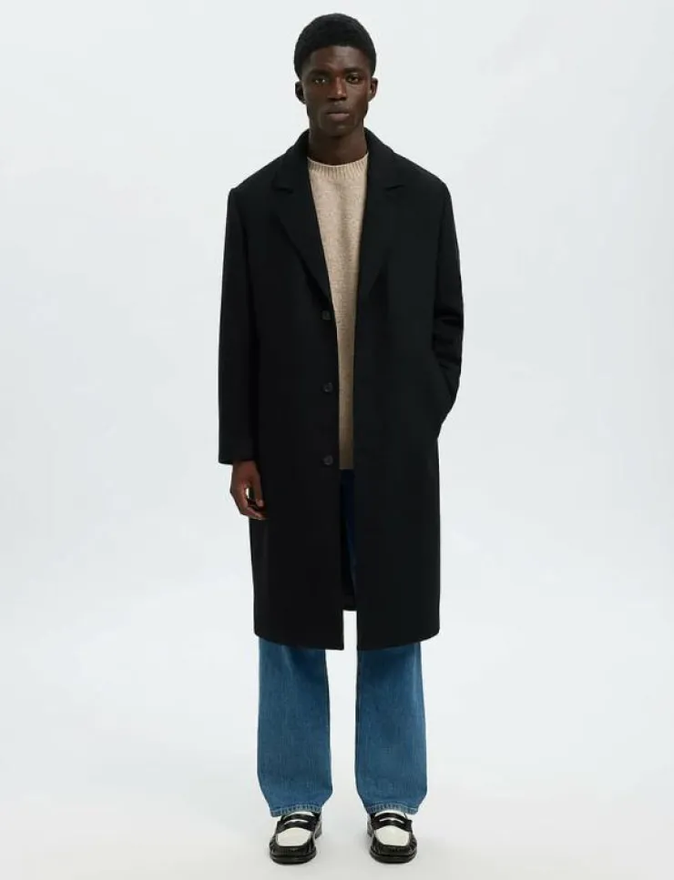 Selected SLMNEIL LS KNIT NEPS CREW NECK - Rundhalsad| Stickat