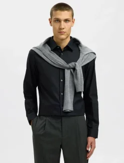 Selected SLMSLIMCLARK SHIRT LS NOOS - Oxford-skjortor| Skjortor|T-Shirts