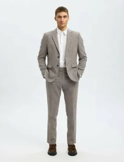 Selected SLMSLIM-OASIS LINEN TRS NOOS - Linnebyxor| Byxor