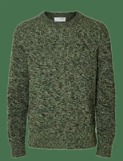 Selected Stickat|SLMTILUM LS KNIT CREW NECK - Rundhalsad