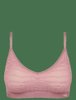 Kvinnor sloggi Bh:Ar|FREE Evolve PU Lace - Bygellösa BH:ar