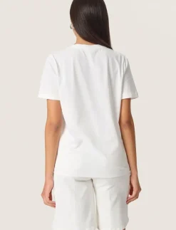 Soaked in Luxury SLVarga Embroidered Tee SS - T-shirts|Kvinnor T-Shirts & Toppar