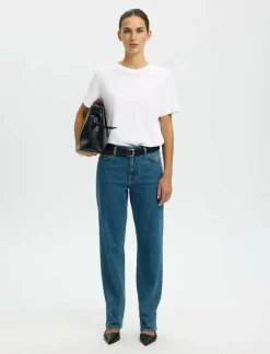 Selected SLWMYESSENTIAL SS O-NECK TEE NOOS - T-shirts|Kvinnor Kläder