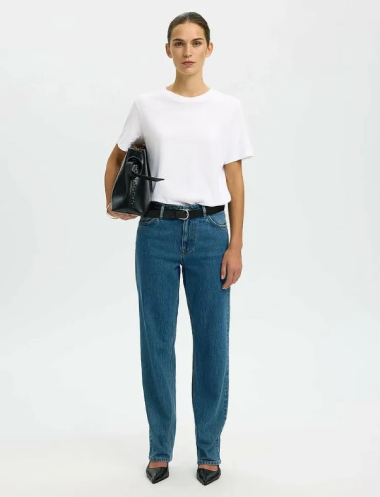Selected SLWMYESSENTIAL SS O-NECK TEE NOOS - T-shirts|Kvinnor Kläder