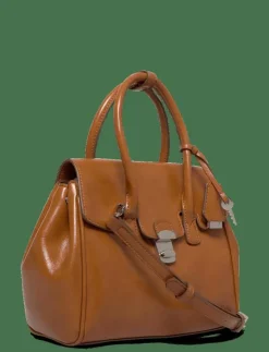 Mango Small city handbag with flap - Handväskor|Kvinnor Handväskor|Axelremsväskor