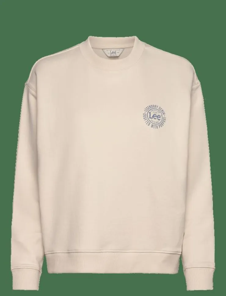 Kvinnor Lee Jeans Sweatshirts|Small Logo Sws - Sweatshirts