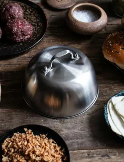 Satake Grilltillbehör|Köksredskap|Smash burger Set Stainless steel, black handle - Grilltillbehör