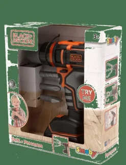 Barn Smoby Rollspel|Black+Decker Electronic Drill - Leksaksverktyg