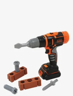 Barn Smoby Rollspel|Black+Decker Mekanisk Skruvdragare med Tillbehör - Leksaksverktyg