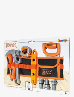 Barn Smoby Rollspel|Black+Decker Verktygsbälte i tyg - Leksaksverktyg