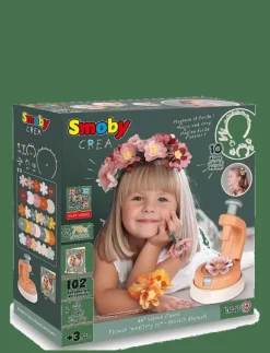 Barn Smoby Babyleksaker|Babyleksaker|Crea Flower Jewelry Set - Pysselset