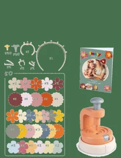 Barn Smoby Babyleksaker|Babyleksaker|Crea Flower Jewelry Set - Pysselset