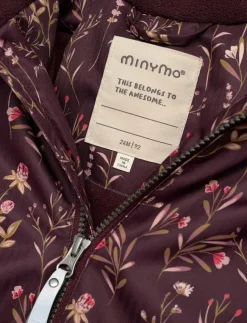 Barn Minymo Vinterkläder|Snow Jacket AOP - Vinterjacka
