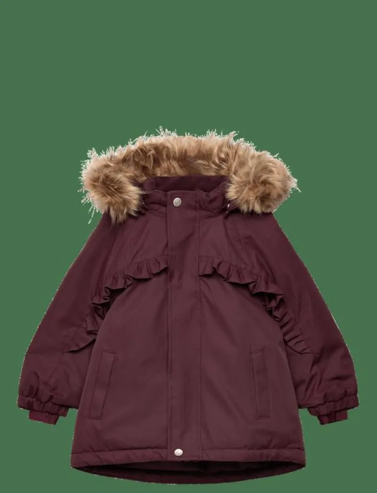 Minymo Snow Jacket w. Fur - Vinterjacka|Barn Vinterkläder