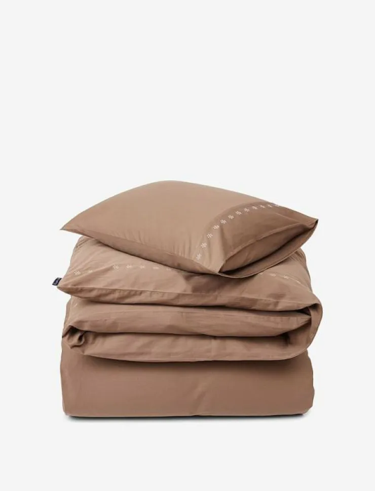 Lexington Home Snowflake Embroidered Cotton Sateen Set - Påslakanset| Sängtextilier
