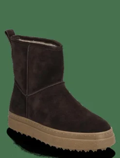 GANT Snowhill Mid Boot - Platta ankelboots|Kvinnor Varmfodrade Stövlar|Boots