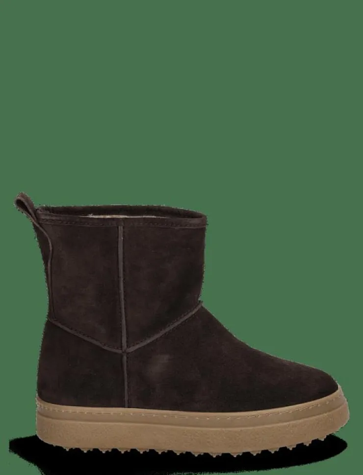 GANT Snowhill Mid Boot - Platta ankelboots|Kvinnor Varmfodrade Stövlar|Boots