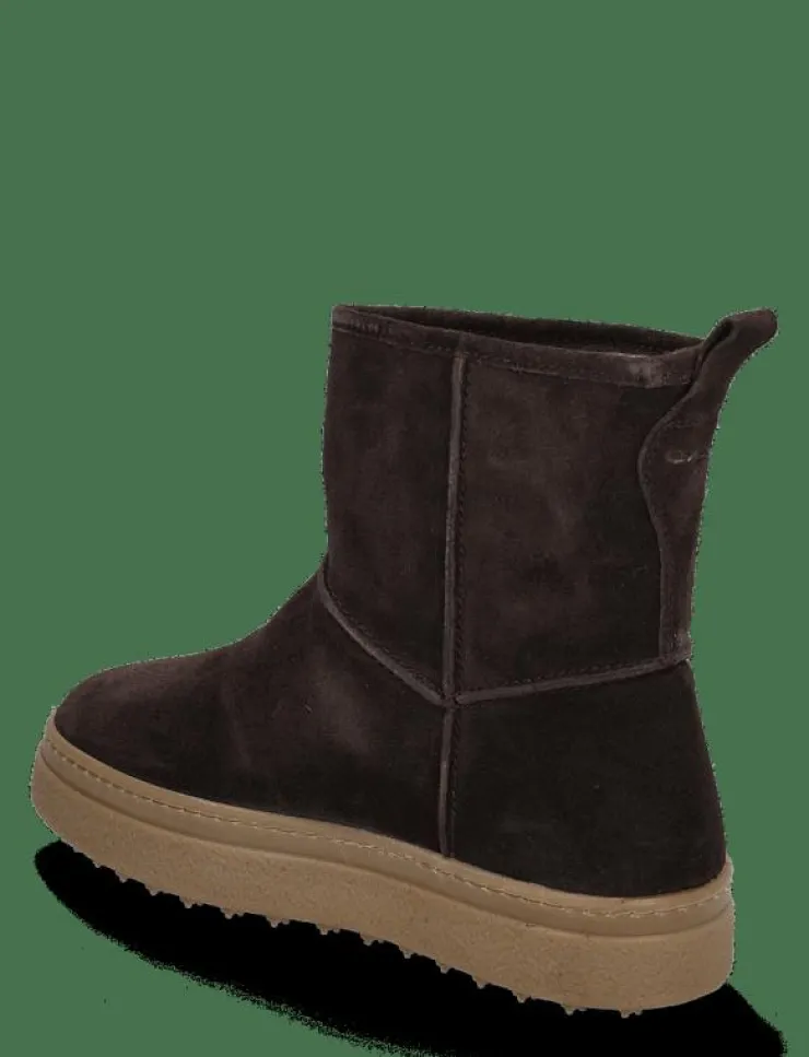 GANT Snowhill Mid Boot - Platta ankelboots|Kvinnor Varmfodrade Stövlar|Boots