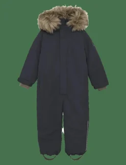En Fant Snowsuit W. Fake Fur - Overaller|Barn Overaller