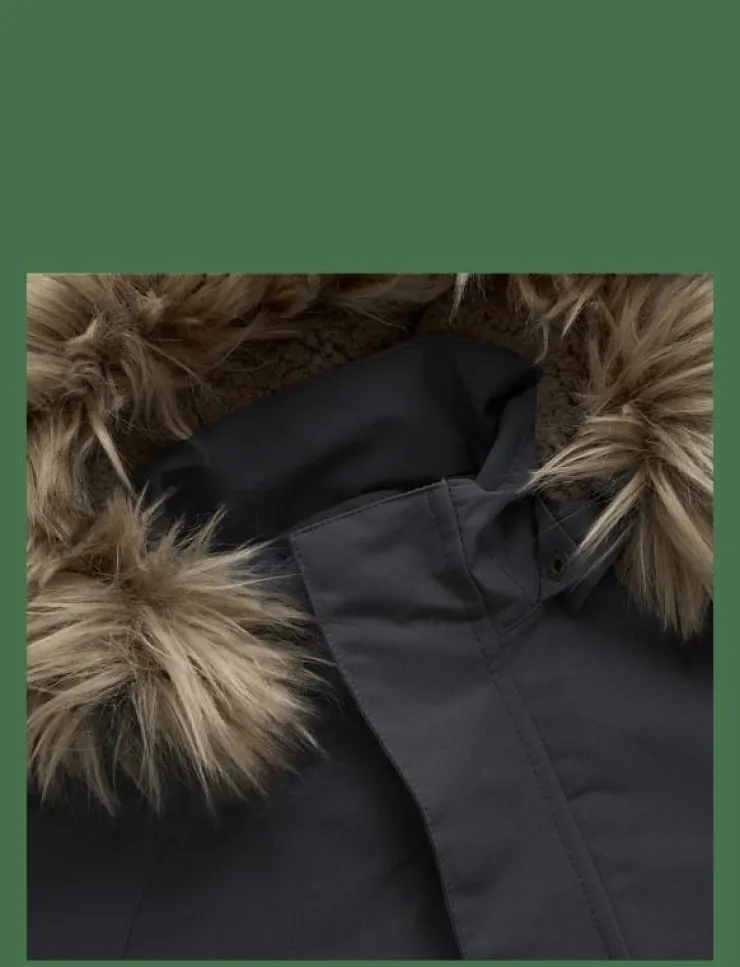 En Fant Snowsuit W. Fake Fur - Overaller|Barn Overaller
