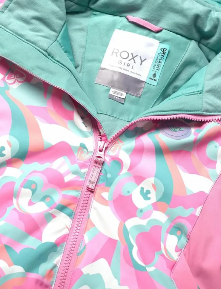 Barn Roxy Vinterkläder|SNOWY TALE JK - Vinterjacka
