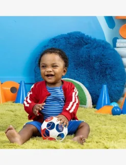 Oball Soccer - fodbold (rød/hvid/blå) - Interaktiva leksaker|Barn Babyleksaker|Babyleksaker