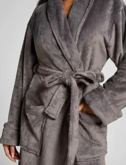 Hunkemöller Soft Fleece Bathrobe - Morgonrock|Kvinnor Morgonrockar|Morgonrockar