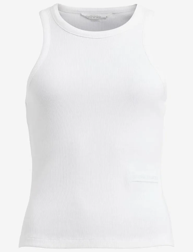 Rethinkit Studios Soft Rib Top Key - Linnen|Kvinnor Toppar & T-Shirts