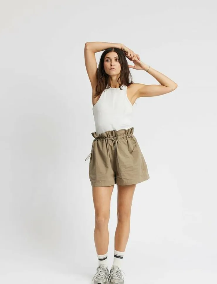 Rethinkit Studios Soft Rib Top Key - Linnen|Kvinnor Toppar & T-Shirts
