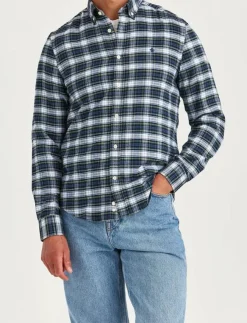 Morris Soft Twill Tartan Shirt-Slim Fit - Rutiga skjortor| Skjortor