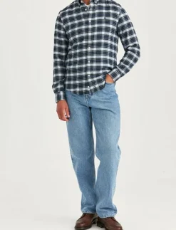 Morris Soft Twill Tartan Shirt-Slim Fit - Rutiga skjortor| Skjortor