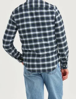 Morris Soft Twill Tartan Shirt-Slim Fit - Rutiga skjortor| Skjortor