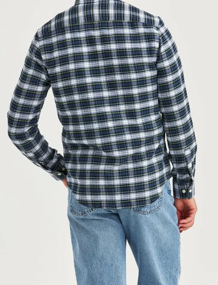 Morris Soft Twill Tartan Shirt-Slim Fit - Rutiga skjortor| Skjortor