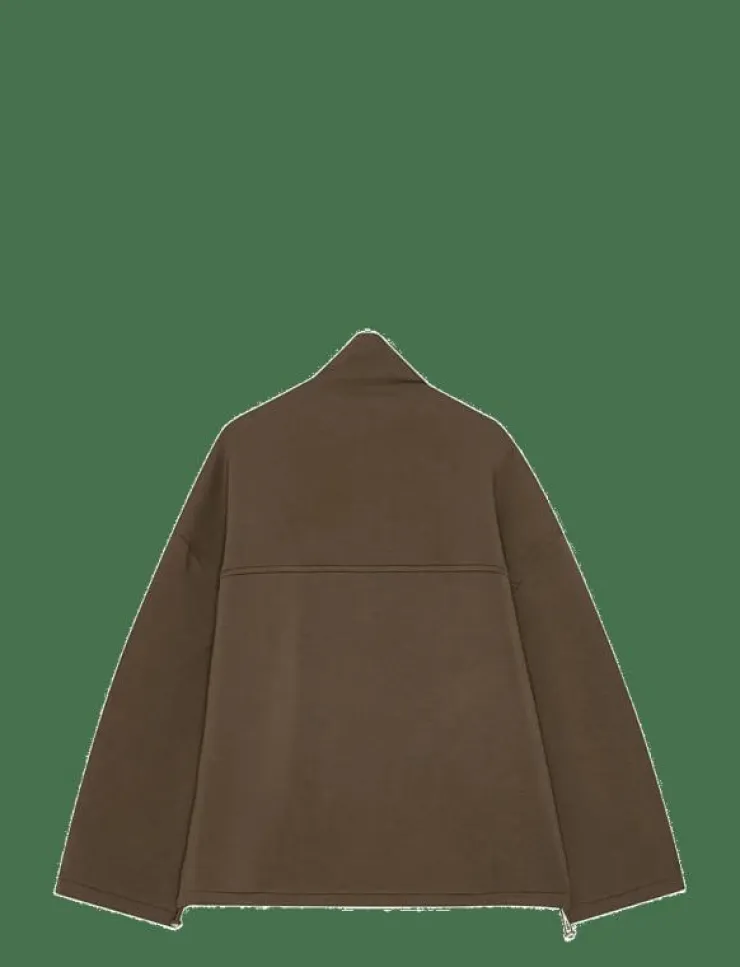 REMAIN Birger Christensen SOFT ZIPPED JACKET - Mellanlager|Kvinnor Sweatshirts