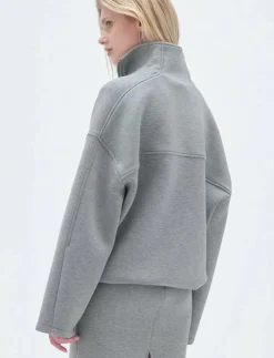 Kvinnor REMAIN Birger Christensen Sweatshirts|SOFT ZIPPED JACKET - Mellanlager