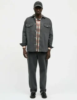 Mads Nørgaard Soil Denim August Dyed Work Shirt - Jeansskjortor| Overshirts