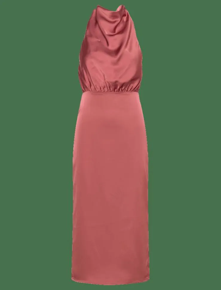 Malina Solange open back halterneck midi dress - Midiklänningar|Kvinnor Plus Size & Curvy|Klänningar