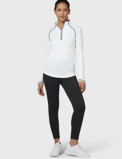 Kvinnor Original Penguin Golf Sweatshirts|SOLID 1/4 ZIP SUN PROTECTION TOP - Sweatshirts
