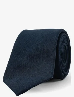 AN IVY Slipsar & Accessoarer|Solid Cotton Tie - Slipsar