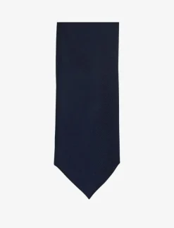 Portia 1924 Solid Silk Tie - Slipsar| Slipsar & Accessoarer