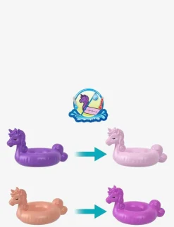 Polly Pocket SPARKLE COVE ADVENTURE Unicorn Floatie Compact - Film & Sagofigur|Barn Leksaksset & Leksaksfigurer