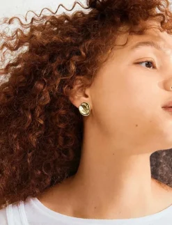 Kvinnor Pilgrim Smycken|SPARKLE earrings gold-plated - Studs örhängen