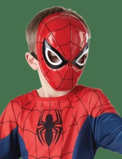 Barn Rubies Maskeradkläder & Tillbehör|Spiderman 1/2 mask - Maskeradtillbehör
