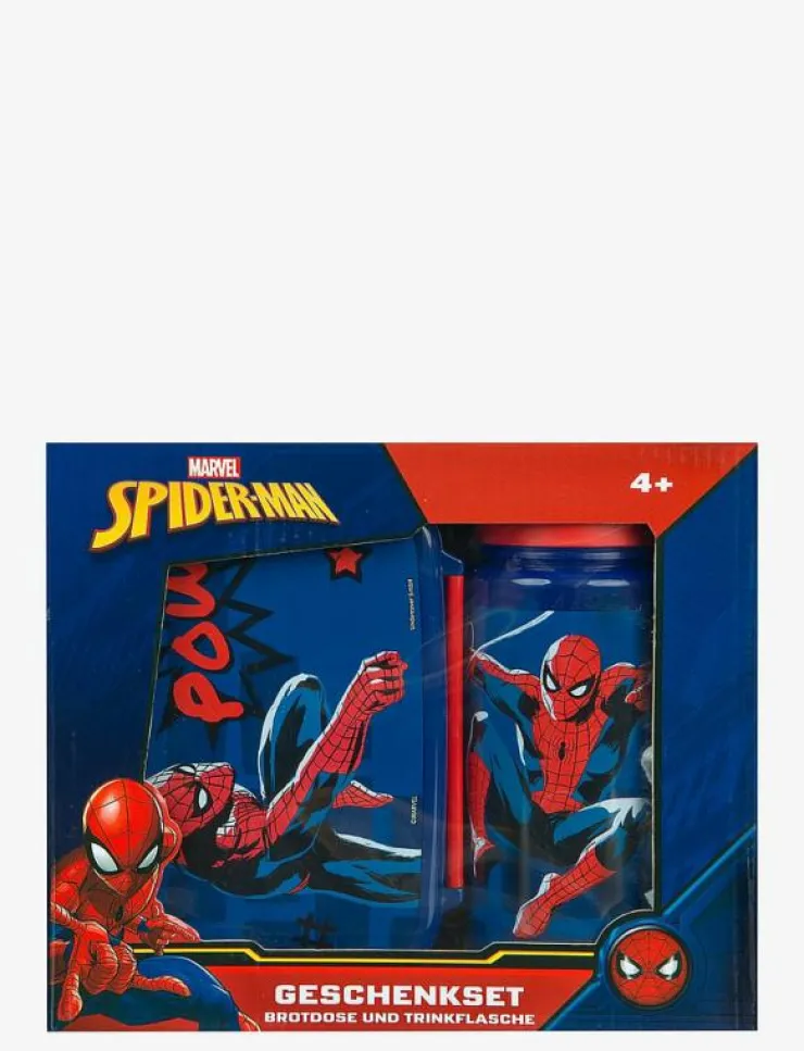 Undercover Spider-Man Lunch Box and Water Bottle Set - Lunchlådor|Barn Matdags|Matdags