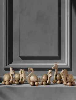 ChiCura Dekorationsdetaljer|Spinning Kangaroo - Small - Träfigurer