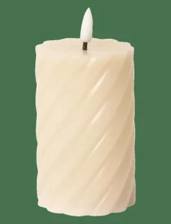 C'est Bon Ljus|Spiralled LED pillar candle - Dekoration