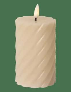 C'est Bon Ljus|Spiralled LED pillar candle - Dekoration