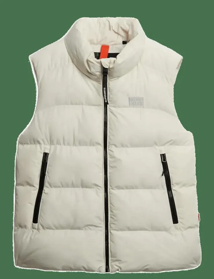 Kvinnor Superdry Västar|SPORTS PUFFER GILET - Vadderade västar