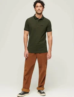 Superdry SPORTSWEAR RELAXED TIPPED POLO - Kortärmade pikéer| Pikéer